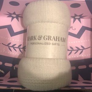 Mark and graham blanket, light gray
